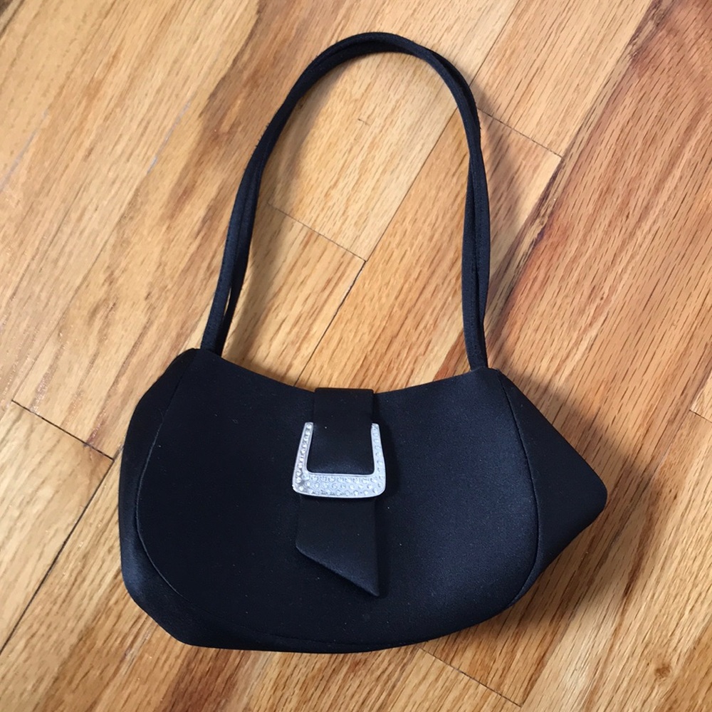 Black evening bag
